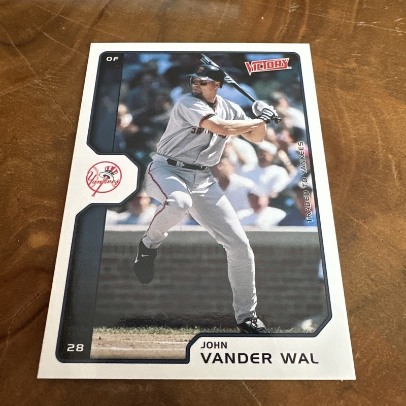 2002 Upper Deck Victory #224 John Vander Wal - BB