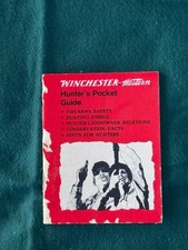 T73 - Vintage 1970s Winchester Western Hunters Pocket Guide Hunting Booklet 34 P T73 - Vintage 1970s Winchester Western Hunters Pocket Guide Hunting Booklet 34 P