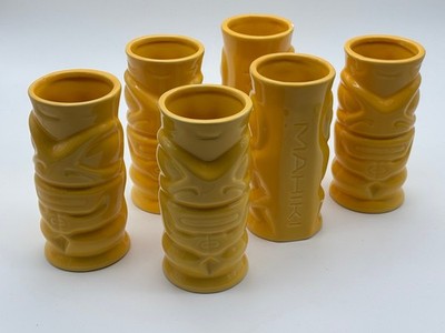 6x Mahiki Tiki Mug Longdrink Glas Gläser Gastro bar Cocktail