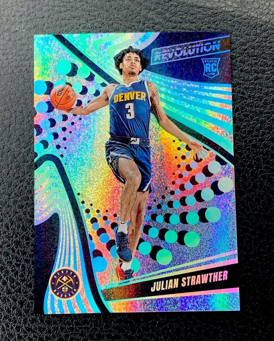 2023-24 Panini Revolution #129 Julian Strawther Rookie Neutron /125 Nuggets RC