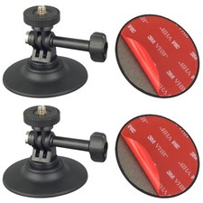 DEKEENSTAR Flexible Adhesive Mount Kit Helmet Camera for Insta360 Black