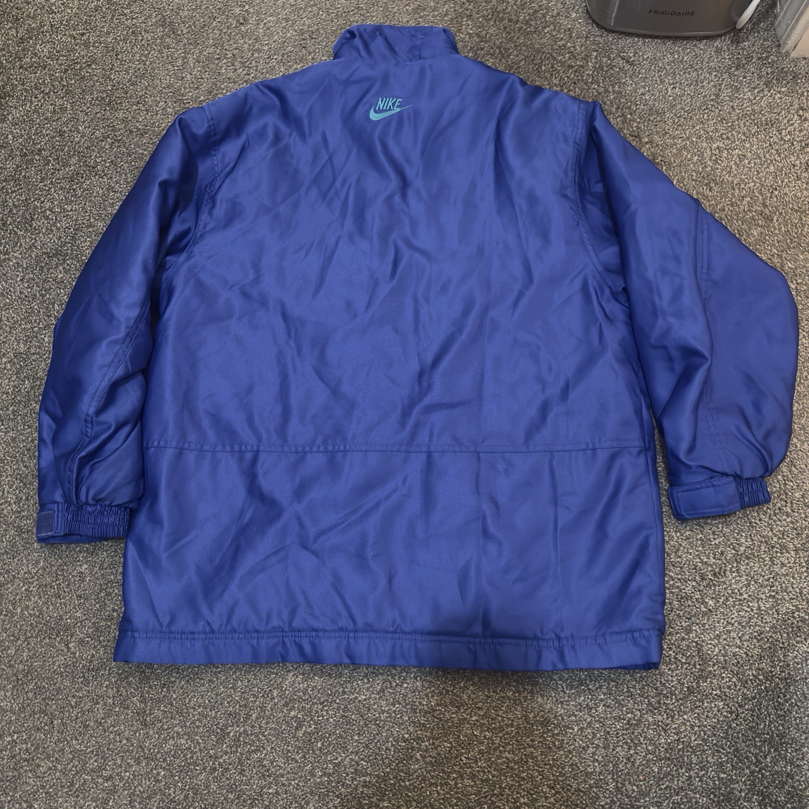 SACAI X NIKE Giacca a vento vintage Nike uomo blu medio rosso sci neve anni 90 YKK 95