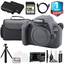Canon EOS 4000D / T100 Digital Camera 128GB Tripod 1Yr Warranty - Value Kit