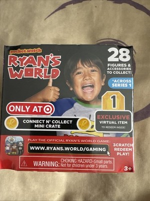 Pocket.Watch Ryan s World Connect N Collect Mini Crate NEW SEALED