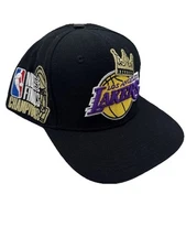 Los Angeles Lakers Men’s Pro Standard Black Logo Crown Finals Championship Hat