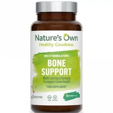 Natures Own Bone Support - 60 Cápsulas Sin Soja