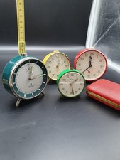 Wecker Sammlung Junghans, Mauthe, Peter, Piqué, Baduf (Reisew.) Alle Handaufzug 