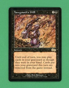 ヨーグモスの意志/Yawgmoth's Will 金枠】《ヨーグモスの意志/Yawgmoth's Will》[WC99] 黒 Jakub Slemr