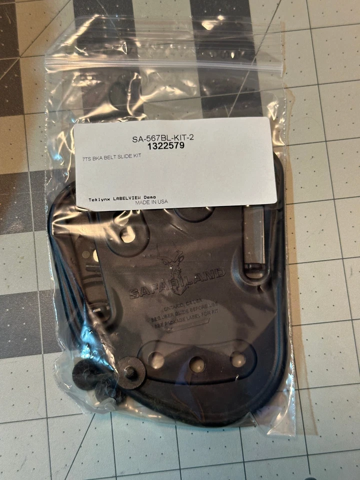 Safariland 7378 7TS ALS Concealment LH Combo OWB Holster:  SIG P320 -- LEFT HAND - Image 3 of 4