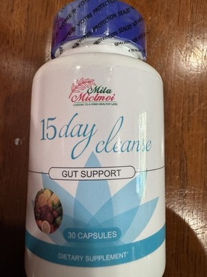 Mila Miclmoi 15 Day Cleanse Gut Support 30 Capsules exp 7/26