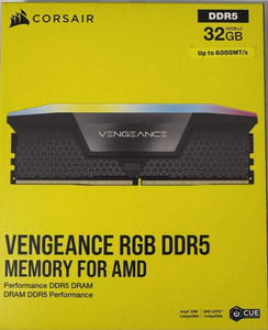Image of Corsair Vengeance RGB 32GB (2x16GB) RAM DDR5 6000MHz CL36 CMH32GX5M2M6000Z36