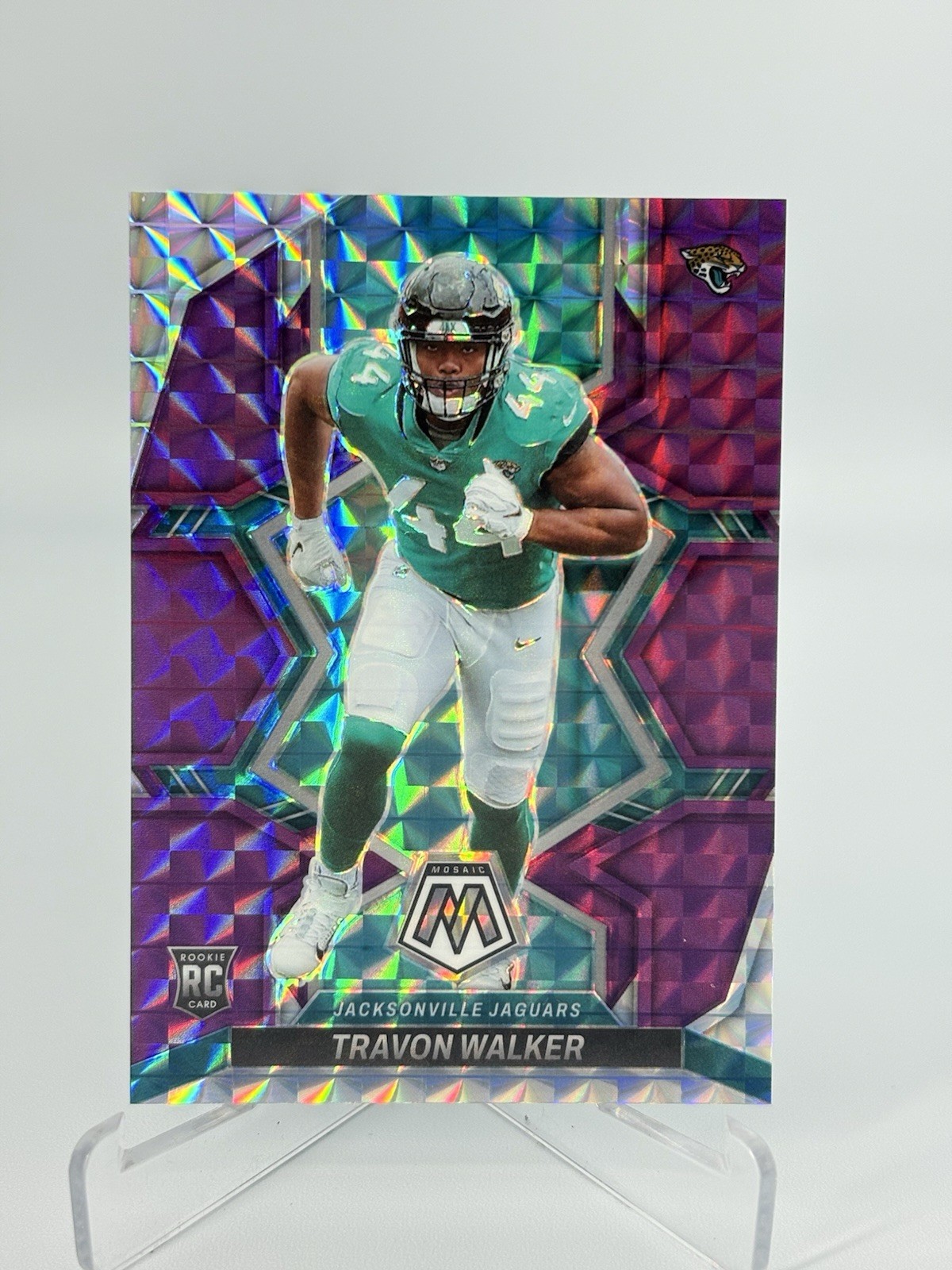 2022 Mosaic Travon Walker RC #333 Purple Prizm SP /49 Jaquars Rookie
