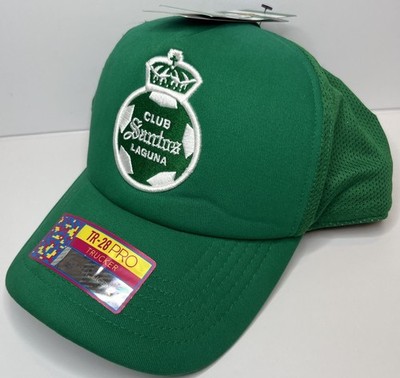 Club Santos Laguna Fan Ink Trucker Style SnapBack Hat Cap Green