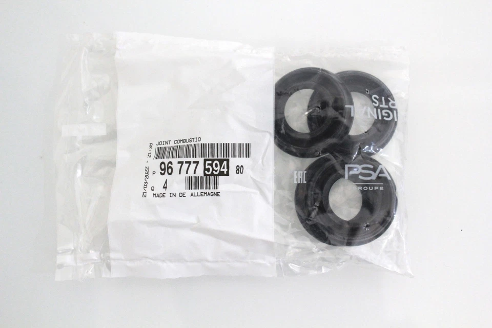 CANTIDAD:4 Volkswagen Golf VI Passat B6 Caddy Polo V Inyector Soporte Sello 9677759480 Foto 3 de 4