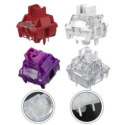 10er Pack TTC V2 Silent Linear Mechanical Keyboard Switches with RGB Light