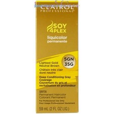Clairol Soy4Plex Liquicolor Permanente 5GN/35G Lightest Gold Neutral Brown 2oz