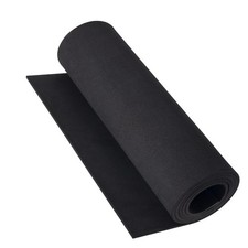 Black 4mm EVA Foam Sheet Roll 59"x13.9" Cosplay High Density Foam Sheet