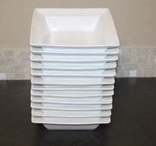 Pottery Barn Great White Square Rimmed Porcelain Soup Bowl Only 11 Available!