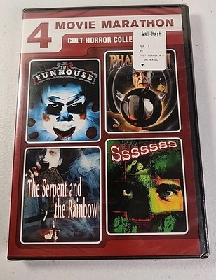 4 Movie Marathon: Cult Horror Collection (DVD) Brand New 