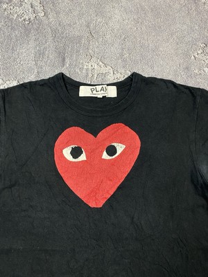 Comme Des Garçons Play Big Red Heart Logo T-shirt Size M Japanese