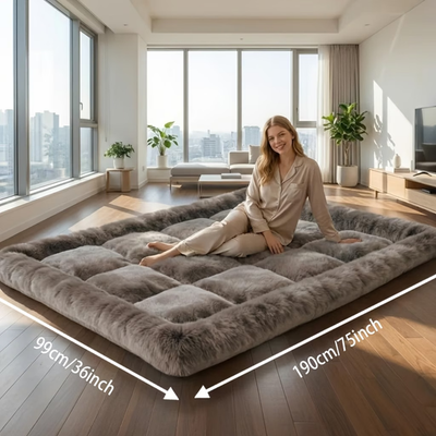 Foldable Floor Mattress Tatami Sleeping Pad Soft Thick Camping Bed