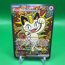 Meowth Ex Perfect Order 121/088 Pokemon segreto raro TCG quasi nuovo