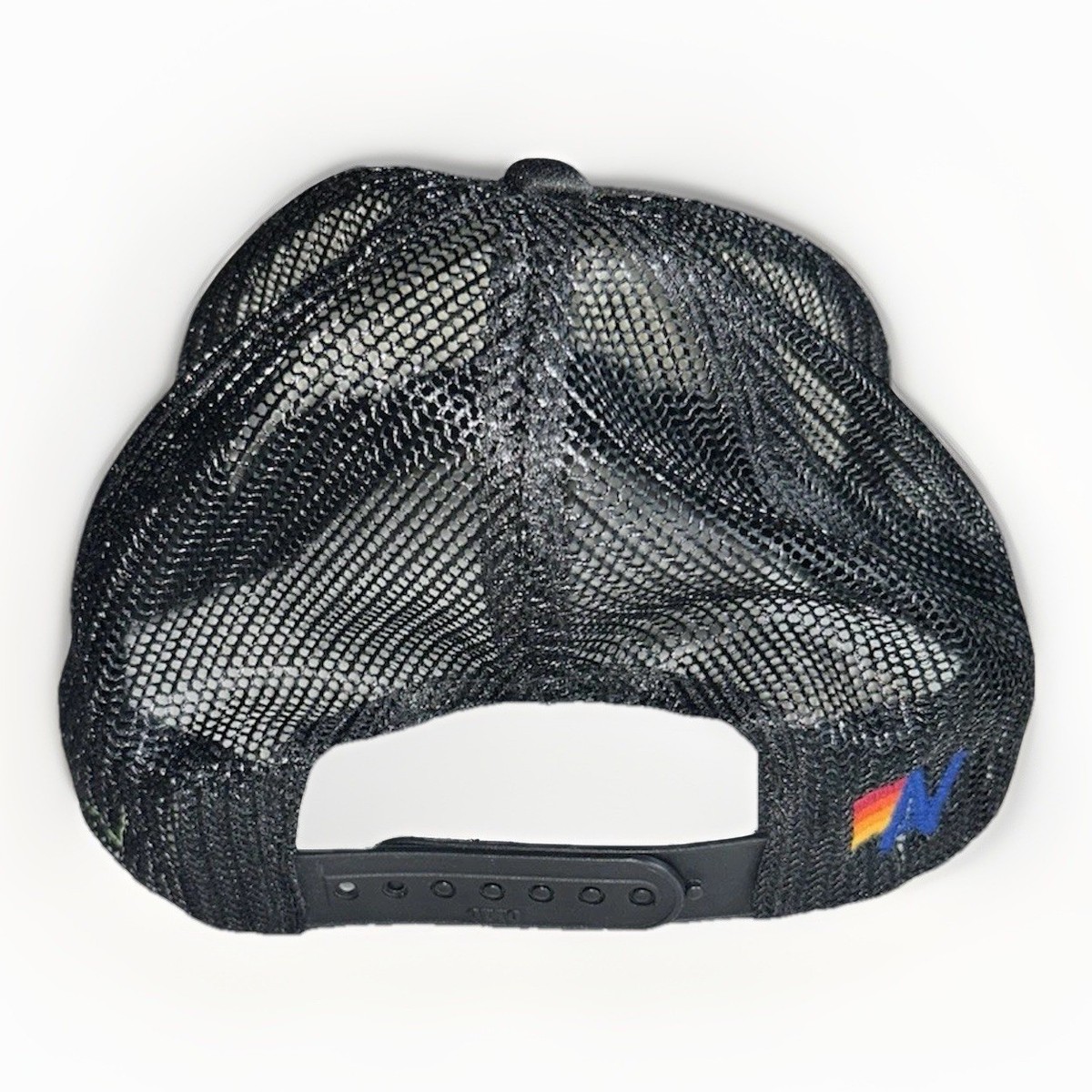 ✨AVIATOR NATION BLACK VINTAGE BOLT MESH TRUCKER HAT UNISEX O/S NWT Aviator Nation Lightning Bolt Trucker Hat Cap Black Snapback  main image 4
