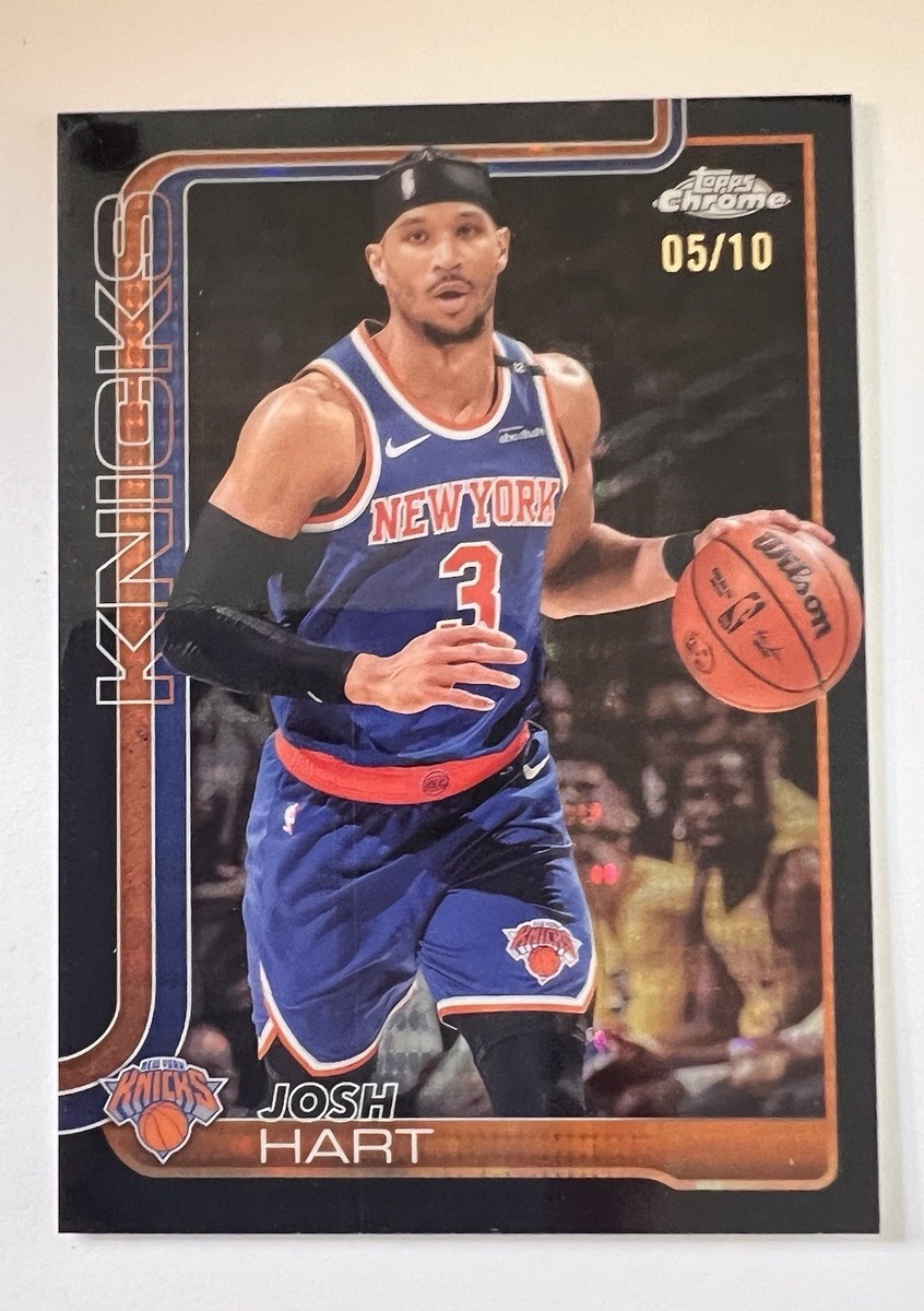 2025-26 Topps Chrome SSP Black Refractor /10- Josh Hart #160 | eBay
