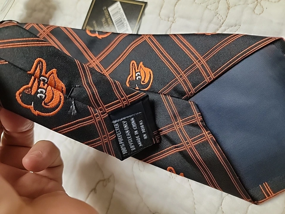 New in Wrap Baltimore Orioles Neck Tie MLB Baseball Off Necktie #3716 - Image 4 of 4
