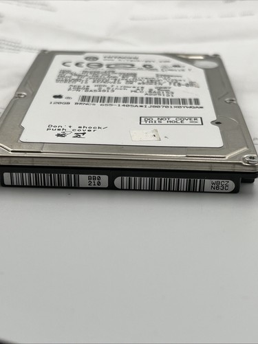 *HITACHI HTS542512K9SA00 SATA 120GB HDD HARD DRIVE 2.5 5400RPM LAPTOP L8-6 - Picture 5 of 8