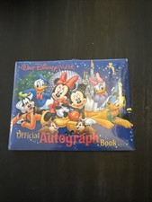 Walt Disney World, Official Autograph Book Blue. Manufacture Sealed! Brand New!