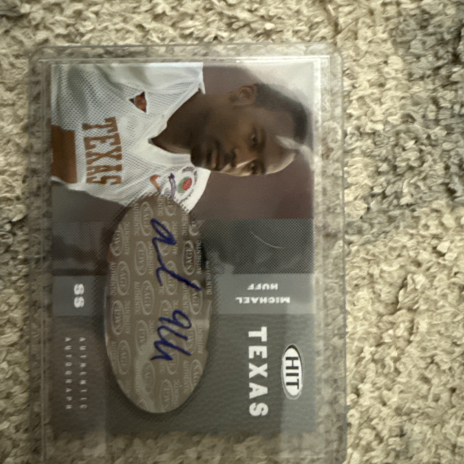 MICHAEL HUFF 2006 SAGE HIT GOLD RC AUTO /250 #A7 TEXAS