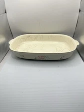 Pfaltzgraff Tea Rose 236 Rectangular Baker 2 Quart 14" x 8.75"