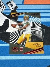 2020 Panini Chronicles Clear Vision Jordan Love Rookie #CV-4 Red /199 RC Packers
