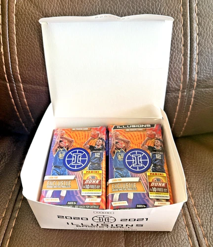 2021-22 Panini Illusions NBA Cello Value Pack Box ( 12 OPENED PACKS)