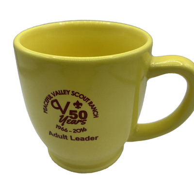 Boy Scouts Espresso Cup Peaceful Valley Scout Ranch 50 Years 1996-2016 9floz