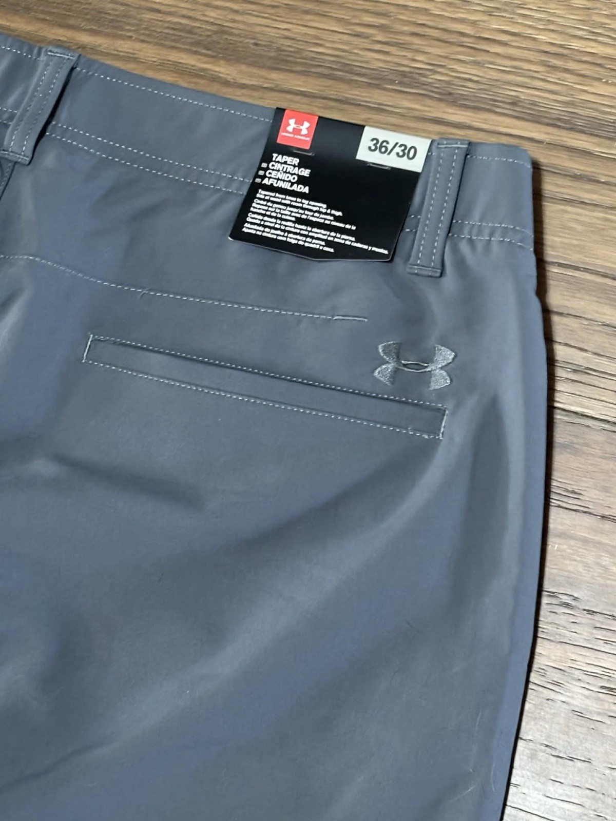 Under Armour Men’s Golf Pants Grey Men’s Size 36x30 NEW! thumbnail 3