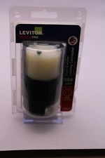 Leviton 30 Amp 250-Volt Locking Connector, Black and White