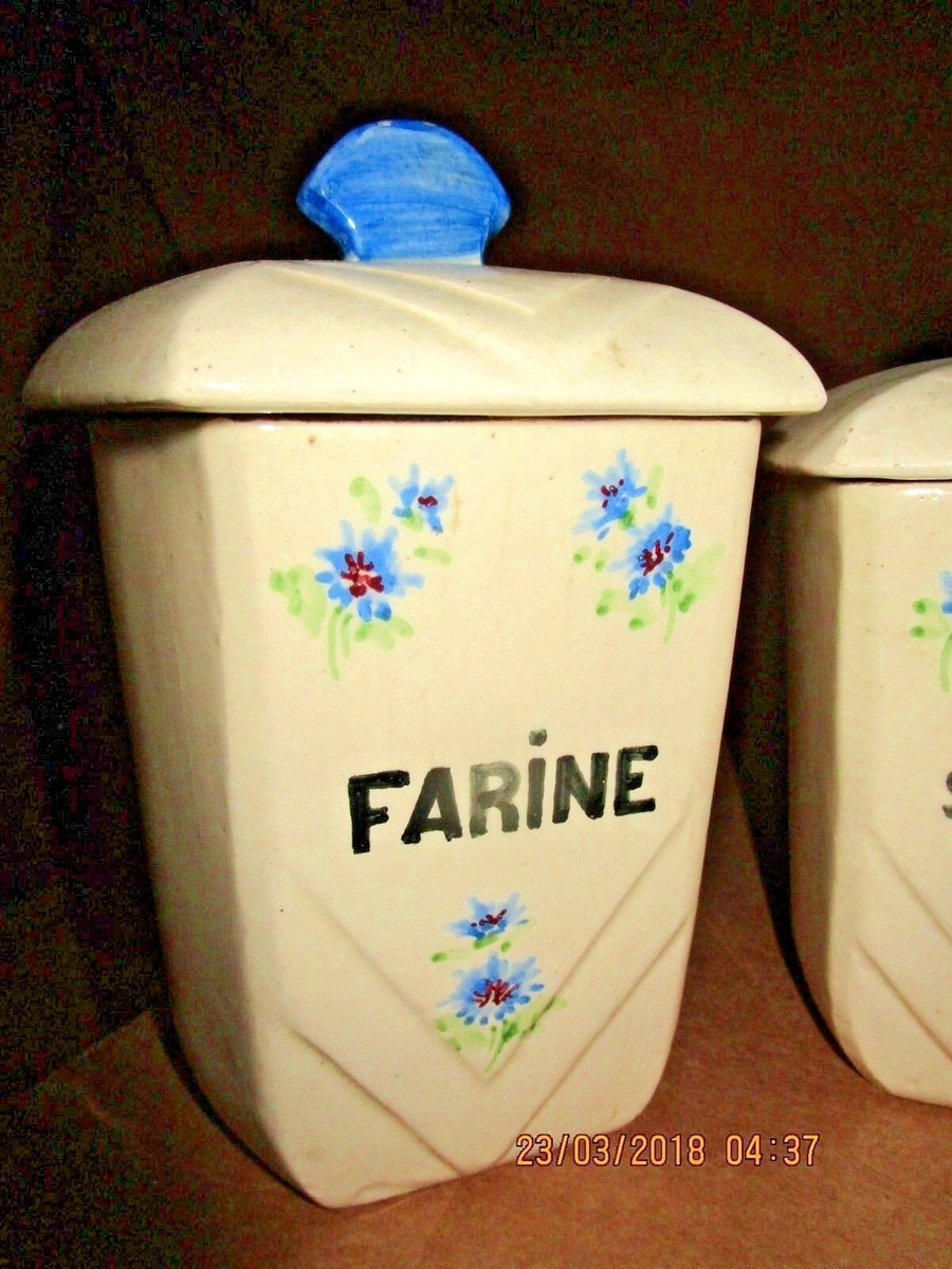 Céramique pot avec couvercle - France