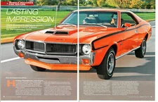 1970 AMC JAVELIN MARK DONOHUE 390/325-HP ~ NICE 6-PAGE ARTICLE / AD