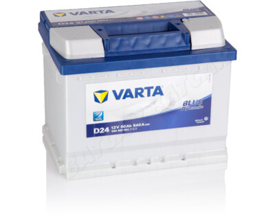 VARTA 60 Ah Starterbatterie D24 BLUE DYNAMIC 12V 60Ah bis zu 110% Leistung NEU