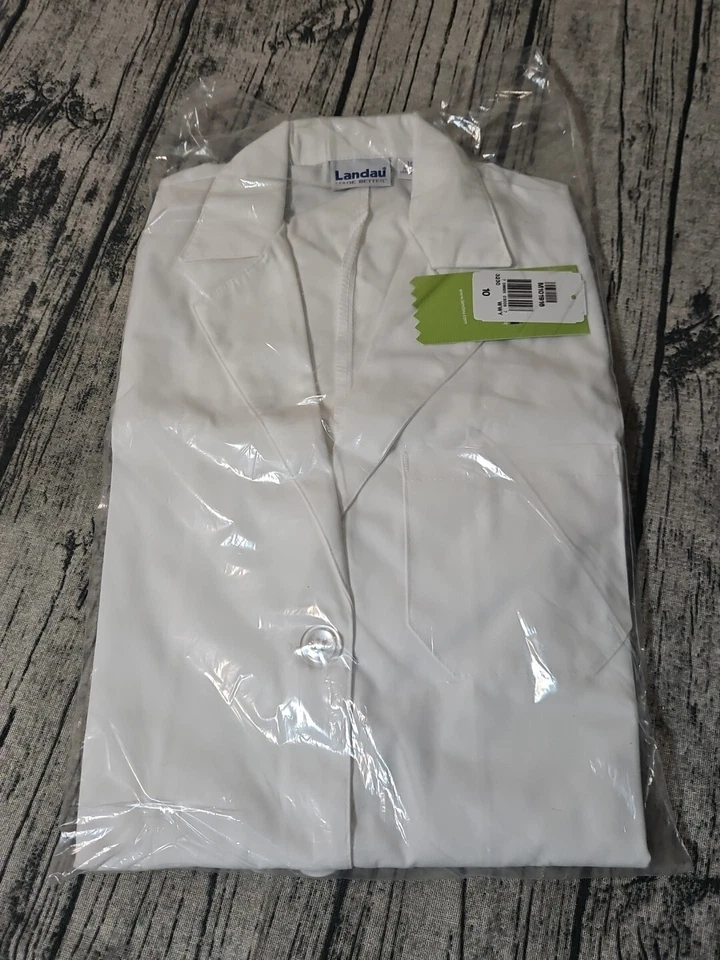 New Landau Lab  Coat Pharmacy Women's White Jacket size 10 Consultation Medical - Image 2 of 4