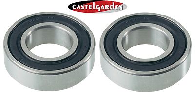 2 Kugellager Messerwelle Castelgarden Honda Stiga Efco Iseki TC 102 TwinCut 122 
