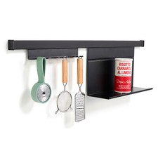 Kesseböhmer Linero MosaiQ EasyLine schwarz Küchenzubehör Nische Relingsystem