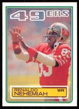 1983 Topps Renaldo Nehemiah Rookie San Francisco 49ers #171