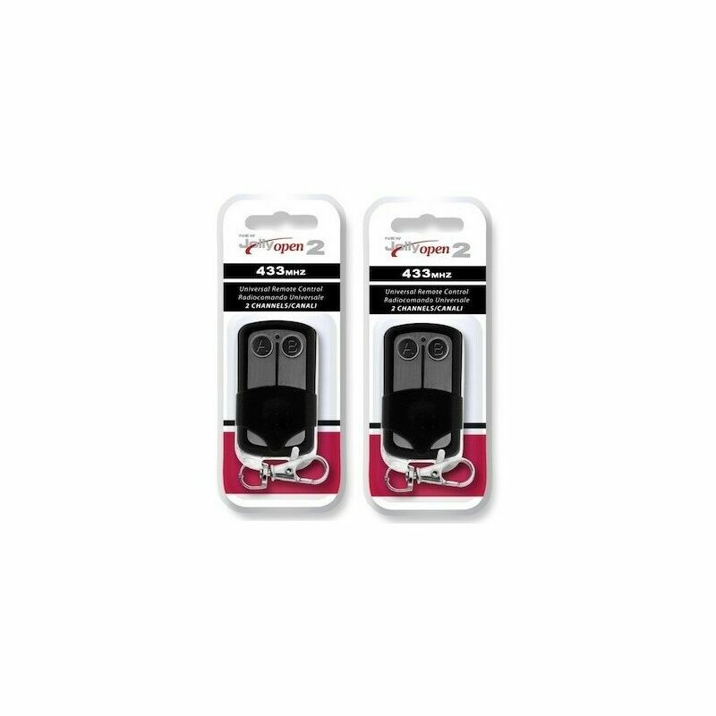 Télécommande copieuse 433.92 MHz Jolly Open 2 pour remplacer vos badges de garage perdus en double