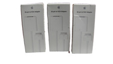LOT OF 3 x Apple OEM 30 pin Dock Connector to VGA Adapter A1368