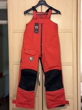 Musto BR1 Zip Front Sailing Salopettes Red Adjustable Shoulder/Ankles - size JL