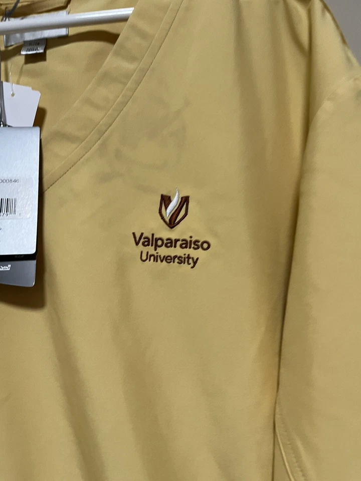 Chaqueta cortavientos Valparaiso Crusaders para hombre XL pulóver amarillo golf ligero Foto 2 de 4