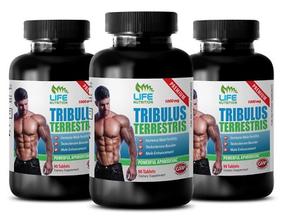 Bulgarian Tribulus Terrestris 1000. Maximum Strength 45% Saponins 3B 270 Tablets